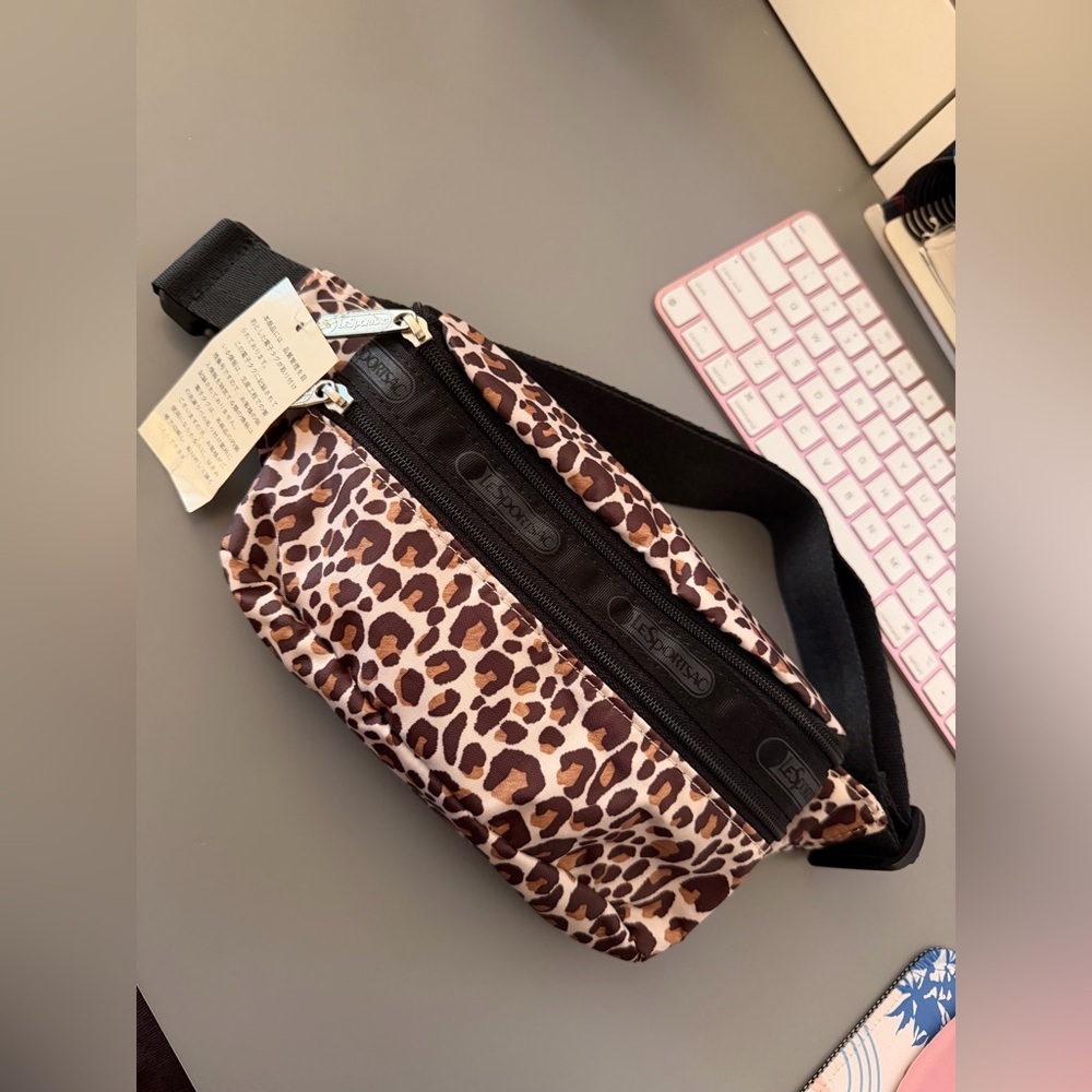 NEW LeSportsac Leopard Print Belt Bag/ Fanny pack
